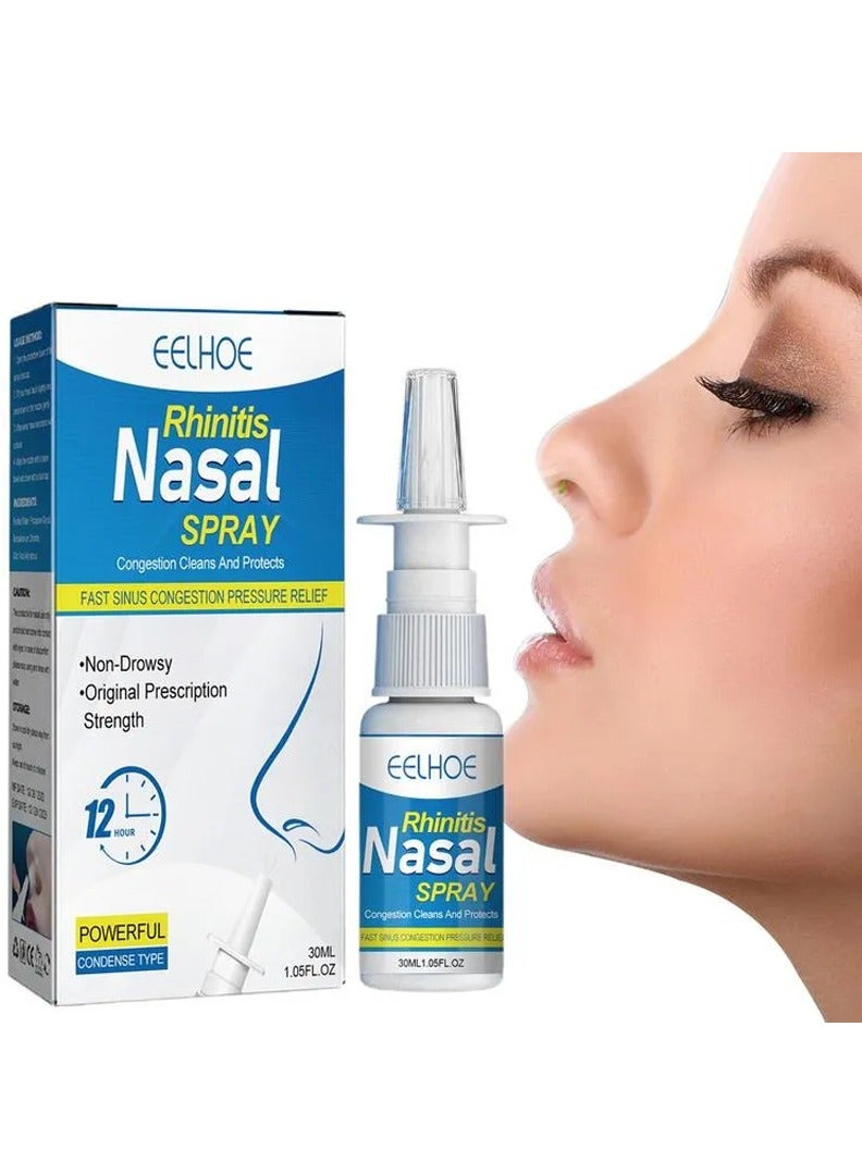 EELHOE 30ml Herb Nasal Spray Sinusitis Treatment Chinese Medical Nose Care Chronic Allergic Rhinitis Sinusitis Sneeze Inalador Spray - Image 1