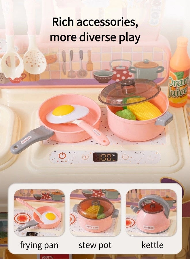 Toyzey Kitchen toy set, role-playing toys for boys and girls, kitchen games, realistic kitchen simulation toys, suitable as a gift for children aged 3 and up. - Image 5