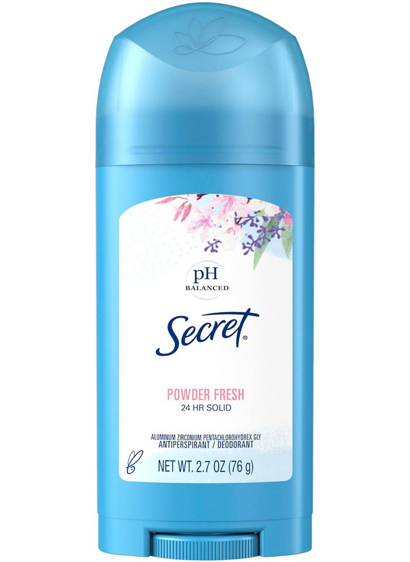 Secret - Powder Fresh Wide Solid Antiperspirant And Deodorant 76 G - Image 1