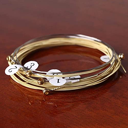 MUSTANG Durable 6pcs/Set Folk Guitar String Replacement Parts Acoustic Guitar Copper Core Strings Kit Musical Instrument Accessories - Image 2