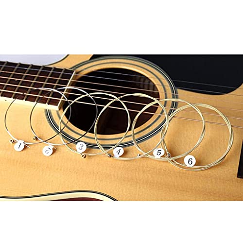 MUSTANG Durable 6pcs/Set Folk Guitar String Replacement Parts Acoustic Guitar Copper Core Strings Kit Musical Instrument Accessories - Image 3