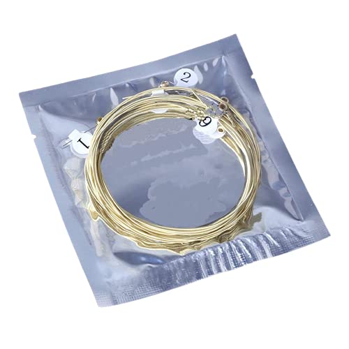 MUSTANG Durable 6pcs/Set Folk Guitar String Replacement Parts Acoustic Guitar Copper Core Strings Kit Musical Instrument Accessories - Image 4
