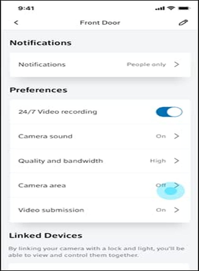 إكسفينيتي كاميرا المراقبة الداخلية الذكية Xfinity Xcam3 HD SCHC3AE0 (للاستخدام الداخلي فقط) - Image 4