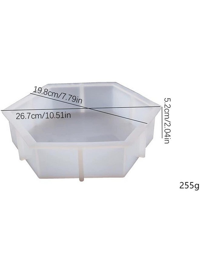 SNOOGG Large Silicone Hexagon Molds Deep Epoxy Resin Molds for Flowers Preservation, Resin Art, Resin Casting, DIY Wedding, Valentine, Anniversary Gift (1) - Image 4