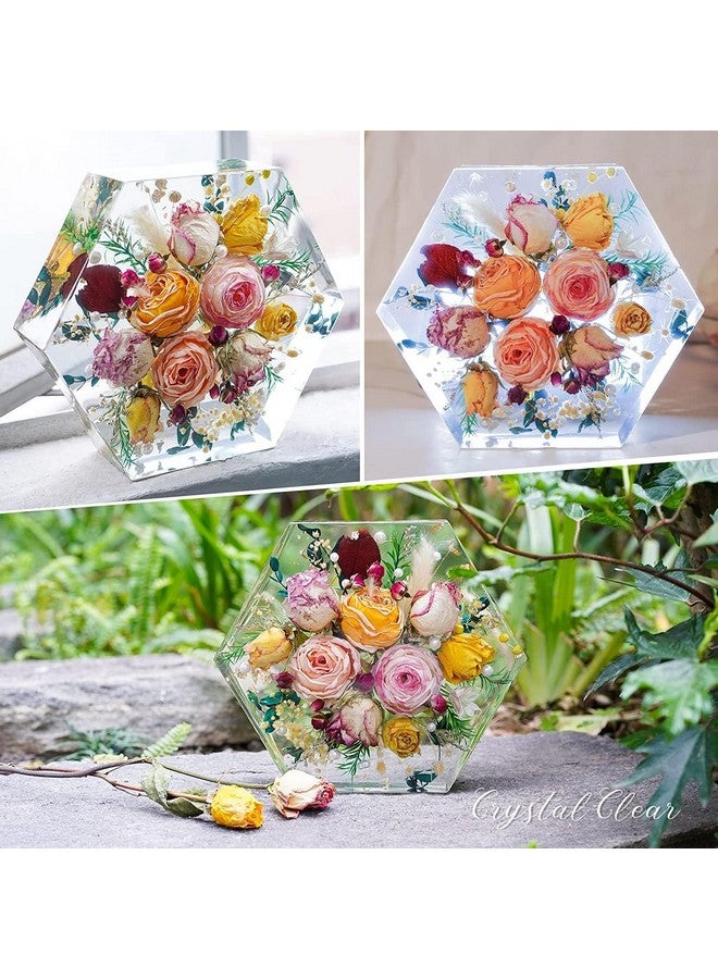 SNOOGG Large Silicone Hexagon Molds Deep Epoxy Resin Molds for Flowers Preservation, Resin Art, Resin Casting, DIY Wedding, Valentine, Anniversary Gift (1) - Image 2