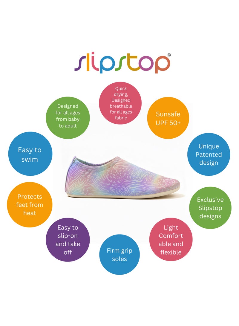 Slipstop Blend Kids Non Slip Water and Beach Shoes Lightweight Quick Dry Swim Ready Footwear for Babies and Children - Image 4