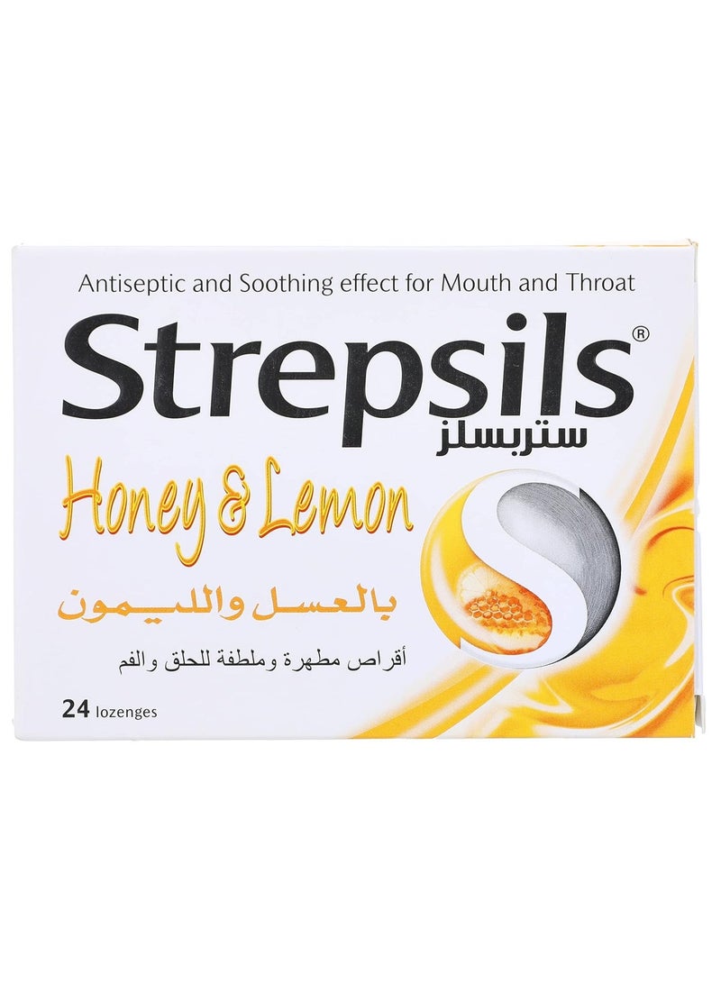 ستربسلز  بالعسل والليمون 24 قرص - Image 4