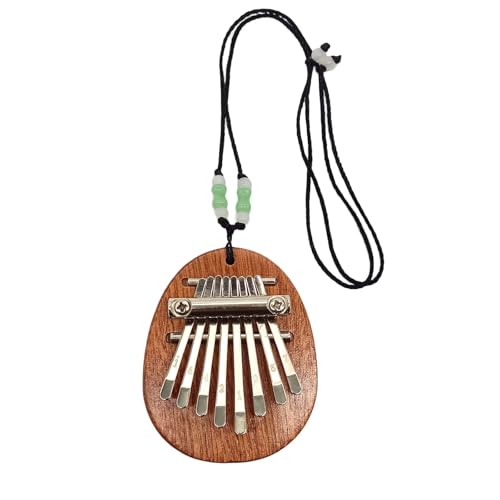 Indusoire Mini Thumb Piano, Finger Piano with Neck Strap, Portable Musical Instrument for Kids, Adult Beginners, Music Therapy, Stress Relief, Gift for Special Occasions - Image 1