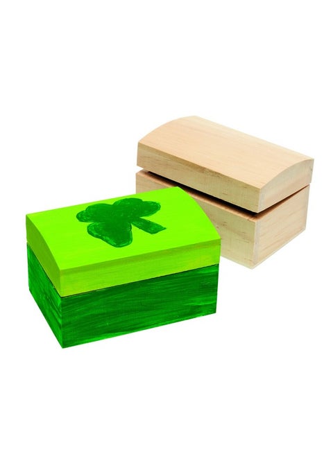 Lokbox Wooden Treasure Box Set Of 12 For Kids Unfinished Ready To Decorate Diy Crafts Arts & Crafts Personalize Keepsakes Gift