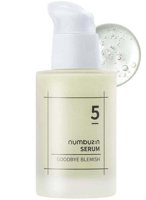 numbuzin No.5 Goodbye Blemish Serum - Vitamin C - Niacinamide - Antioxidant - Dark Spots - Acne Scars - Lightweight Gel - Korean Skin Care for Face 50 ml