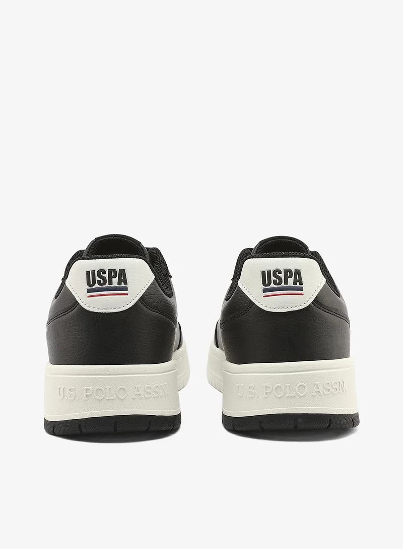 U.S. Polo Assn. black Men's Black Sneakers - Lightweight, Breathable and Comfortable Shoes for Men | Best Price UAE