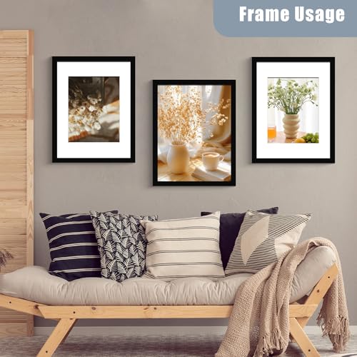 BESCRCL 16x20 Picture Frames Black Set of 6, Poster Frames Display Photo 11x14 or 16x20 without Mat, Wall Hanging Frame with Plexiglass - Image 2