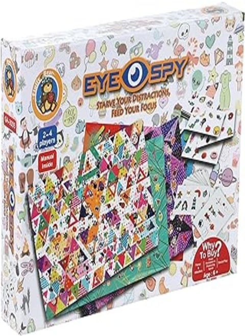 Fluffy Bear GA-3005 Eye Spy Board Game - Multi Color
