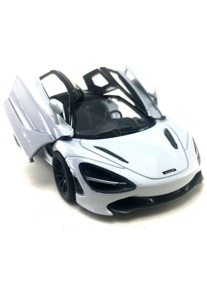 KiNSMART McLaren 720s White 5 Inch 1:36 Scale Die Cast Metal Model Toy Super Sports Car - Image 3
