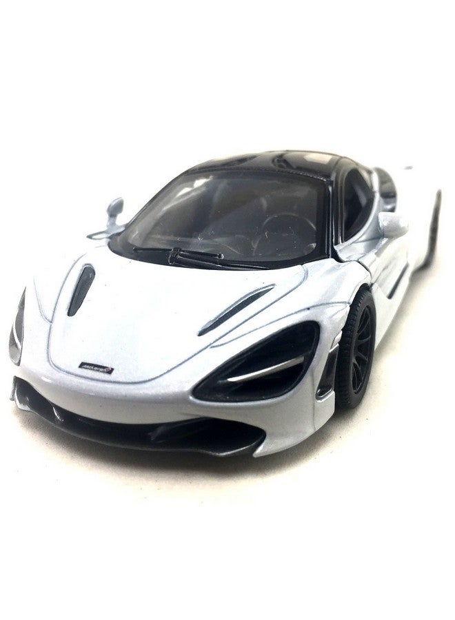 KiNSMART McLaren 720s White 5 Inch 1:36 Scale Die Cast Metal Model Toy Super Sports Car - Image 1