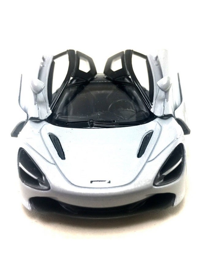 KiNSMART McLaren 720s White 5 Inch 1:36 Scale Die Cast Metal Model Toy Super Sports Car - Image 5