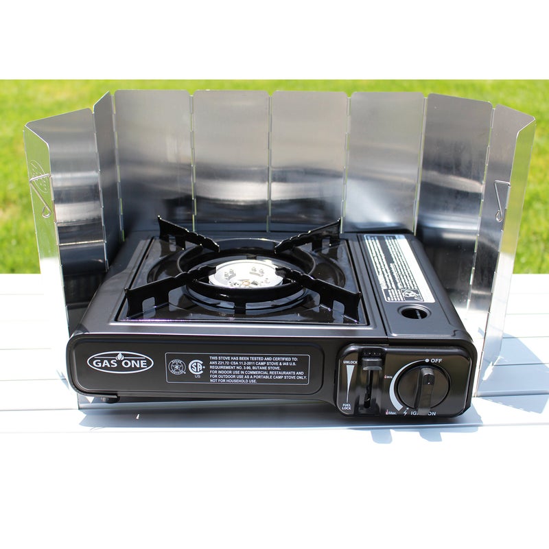 GasOne Gas One Aluminum 10 Plates Windscreen: For Use with Gas One Stove and Other Backpacking Stoves, Camping Stoves, Butane Stoves, Alcohol Stoves with Carrying Case - Image 5