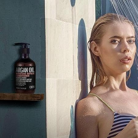 Cab's Argan Oil Shampoo and Conditioner Set for Women and Men - Best Gift for Damaged, Thinning Hair, Curly or Frizzy Hair - Paraben Free 2 x 16.9 fl oz - Image 5