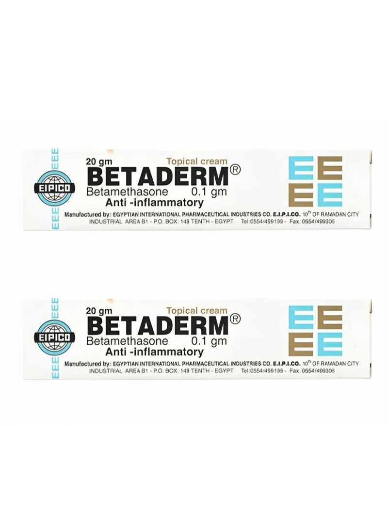 EIPICO باقة من عبوتين بيتاديرم كريم 20 جرام - Image 1