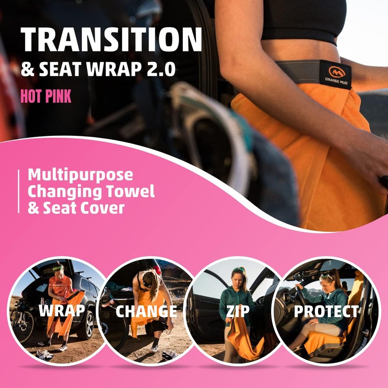 Orange Mud M Orange Mud Transition & Seat Wrap V2.0 (Hot Pink) - Image 2