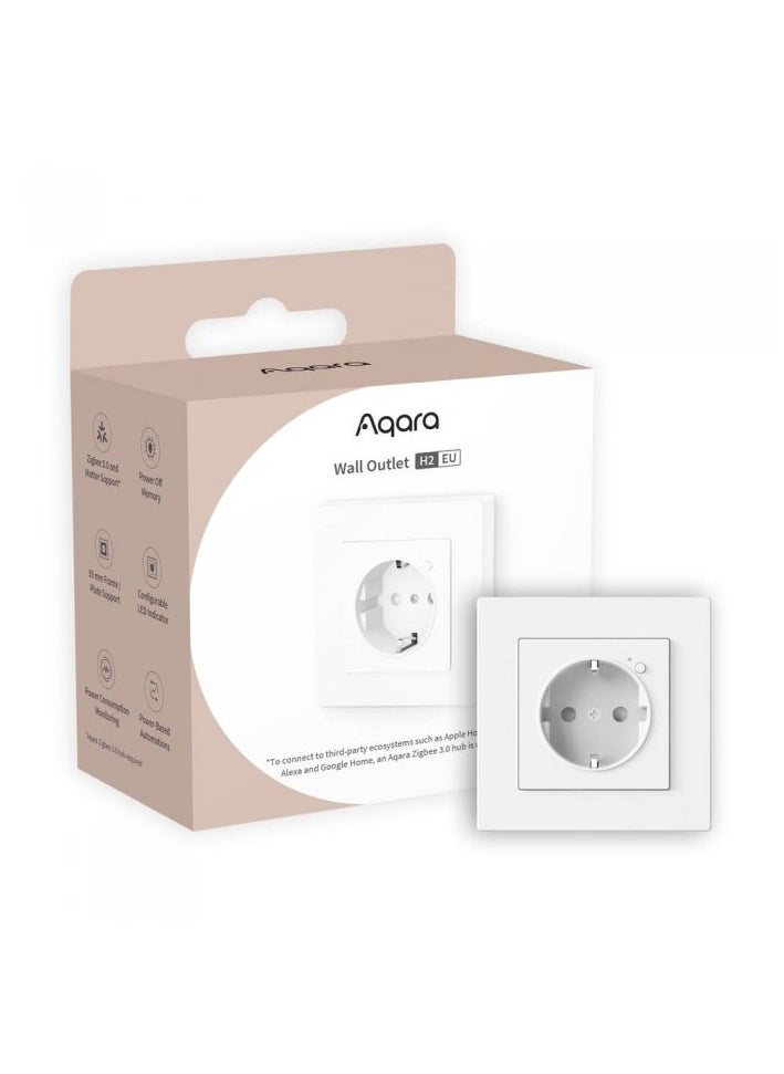 AQARA WALL OUTLET H2 EU  - ZIGBEE FLUSH-MOUNTED SOCKET
