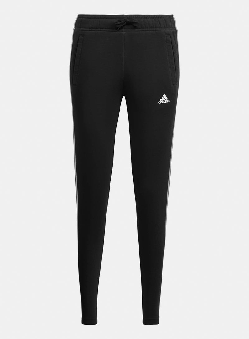 Adidas Junior Girls Essentials 3-Stripes Cotton Pant - Image 1