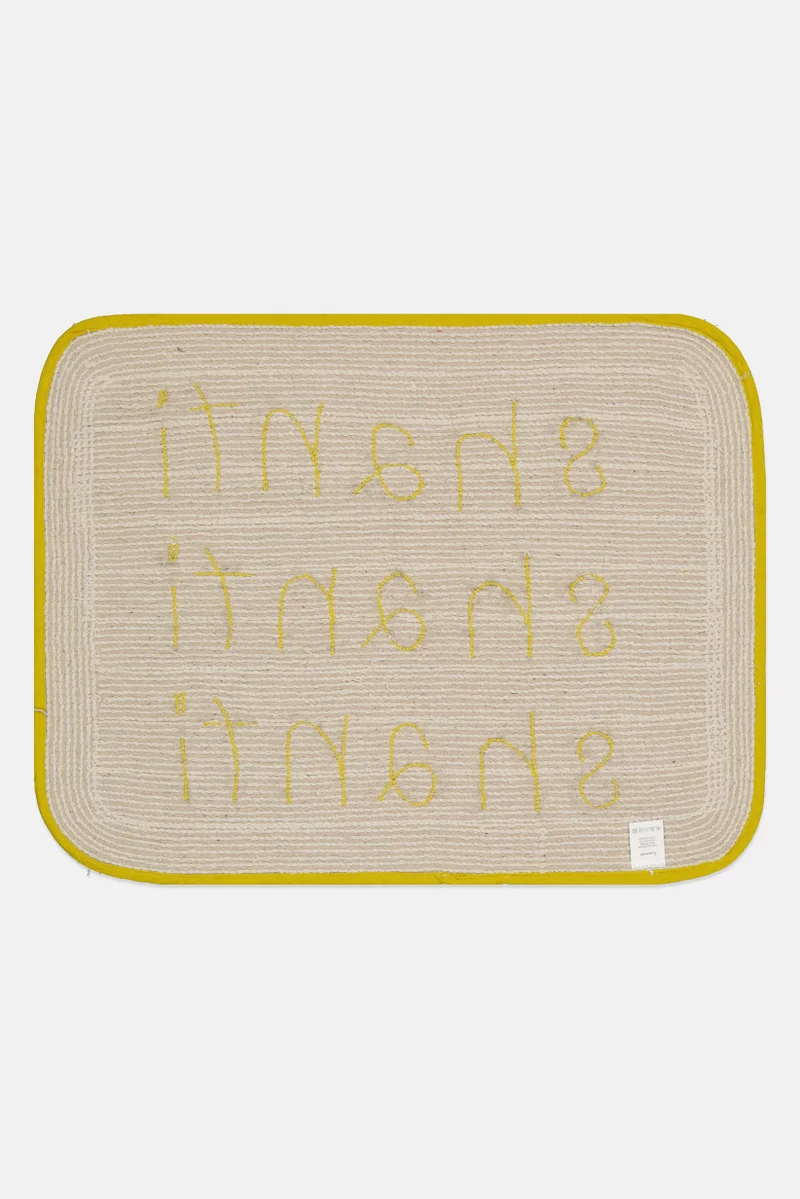 Muy Mucho Shanti Rug 50 x 70 cm, White
