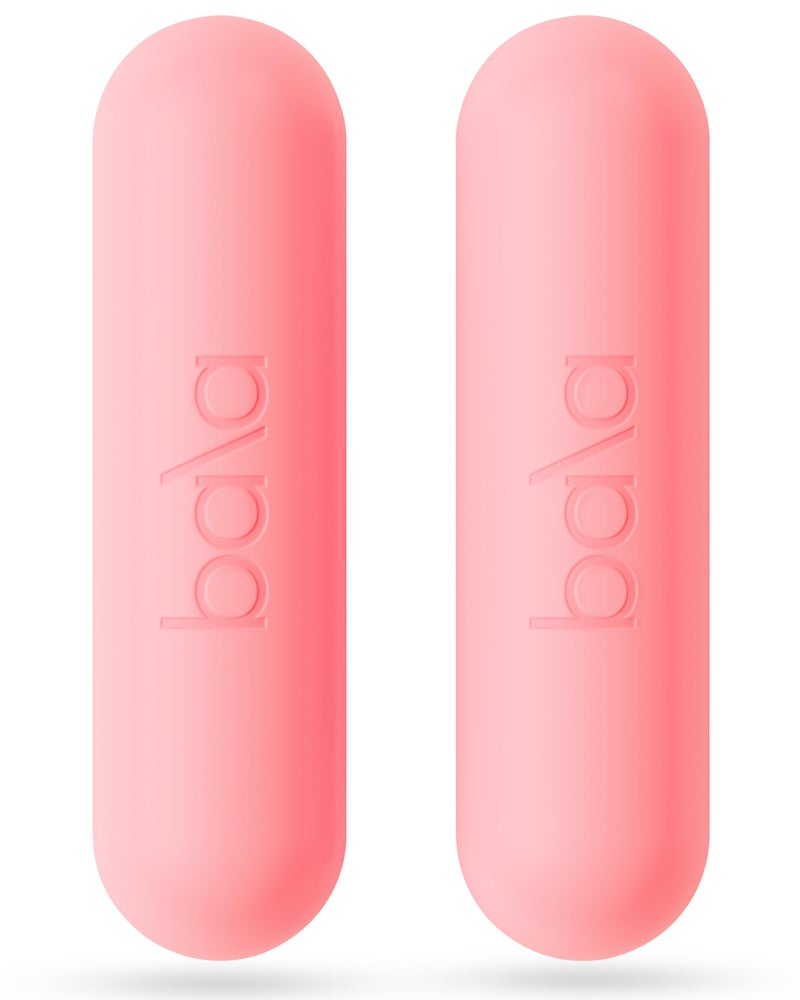 Bala Bars Dumbbell Set for Women & Men, 3lb Dumbbells (Blush) - Set of 2 Bars Designed for Walking, Strength Training, HIIT, Boxing & Aerobics - Dumbbell Weights for Working Out at Home - Image 1