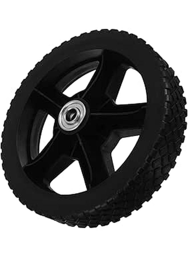 8 Inch Rubber Plastic Lawn Mower Support Wheels Replacement For Push Mowers Garden Tools Sturdy Deck Auxiliary Wheels - Image 1