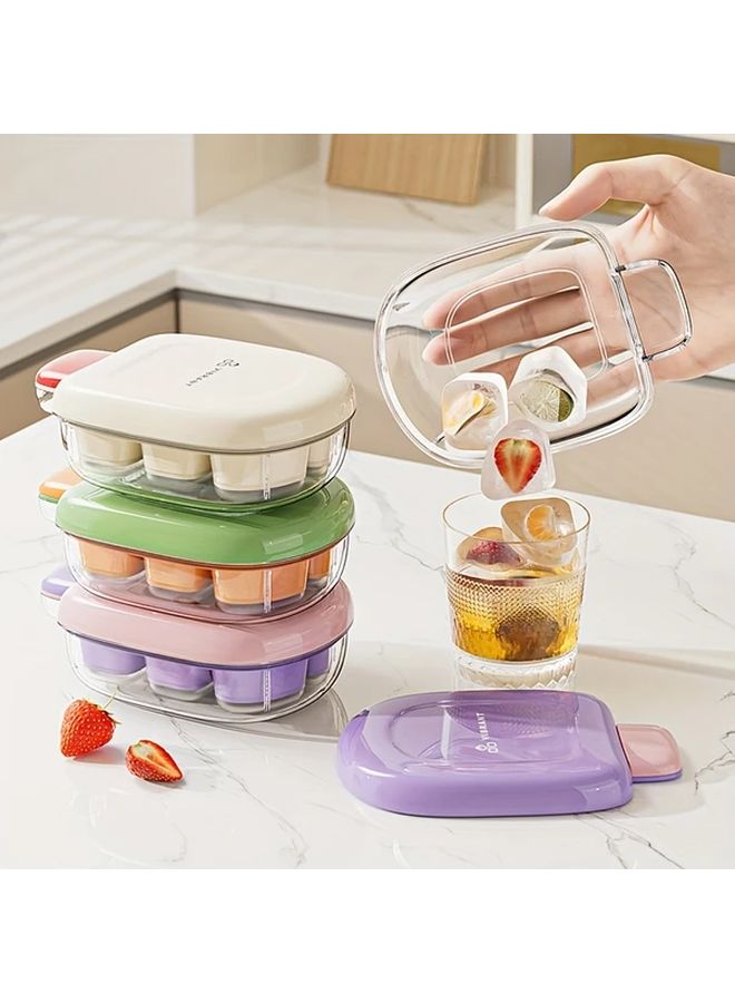 Pink Palm Shaped Ice Mold for Ice Cubes and Popsicles - Image 3