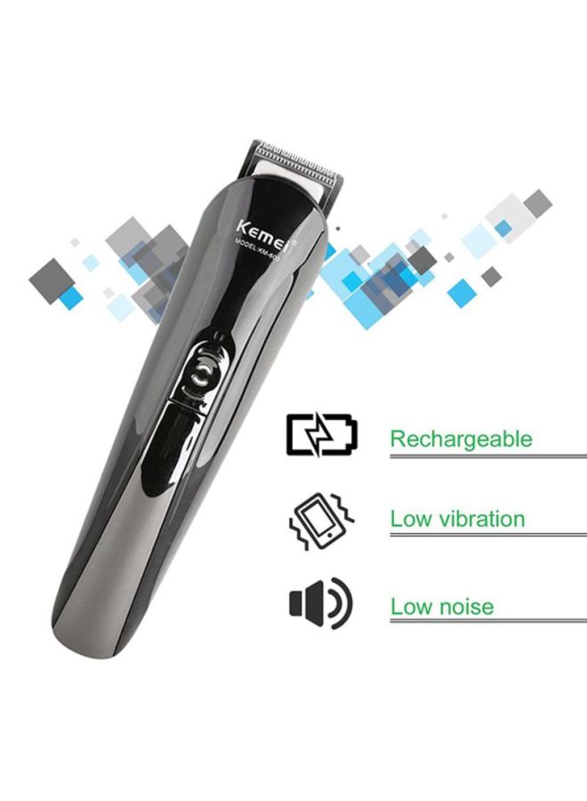 Kemei Km-600 Hair Trimmer Grooming Kit Black - Image 4