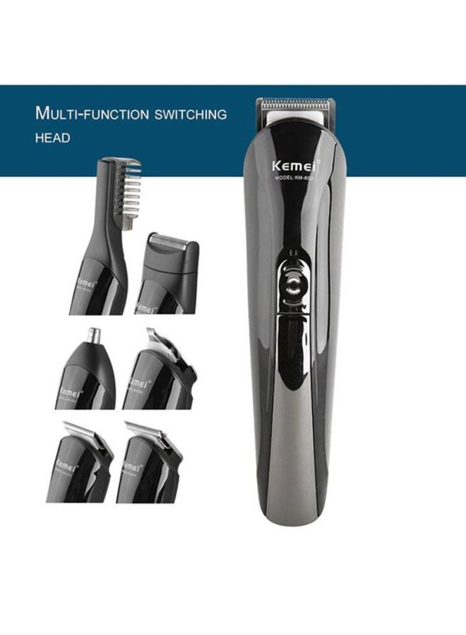 Kemei Km-600 Hair Trimmer Grooming Kit Black - Image 5