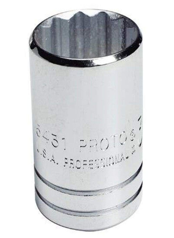 مقبس محرك Stanley Proto J5432 مقاس 1/2 بوصة، 1 بوصة، 12 نقطة