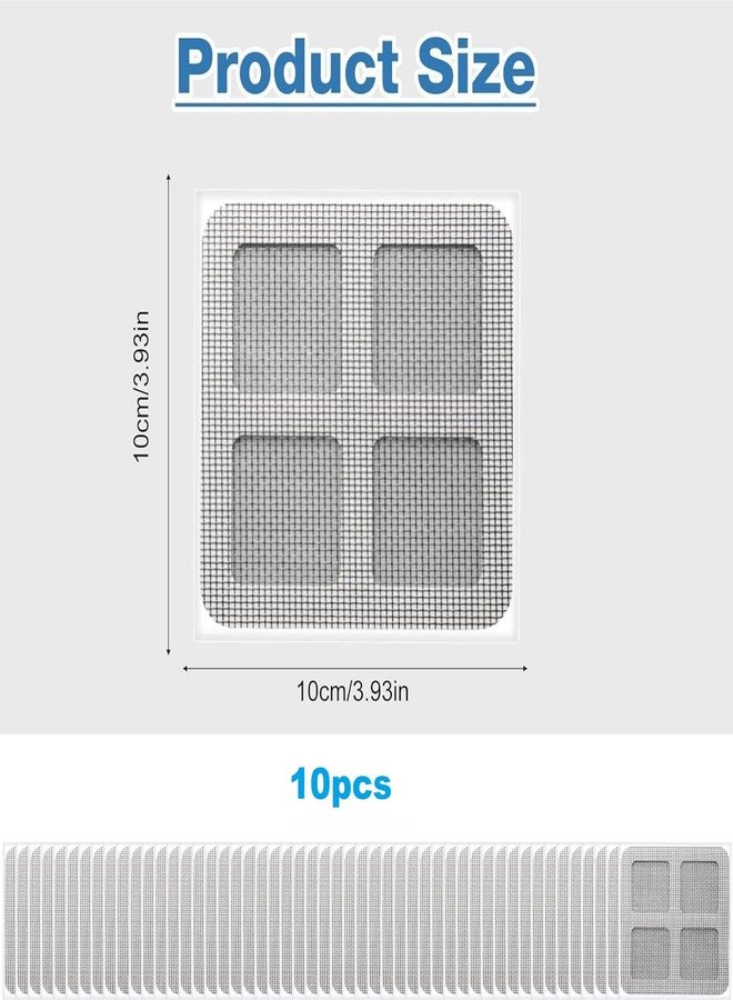 PUTHAK Floor Drain Sticker,Bathroom Hair Filter,Hair Blocking net,Toilet Sewer Filtration,Kitchen Anti Clogging,Disposable Filter Screen (Pack of 20 Pieces) - Image 2