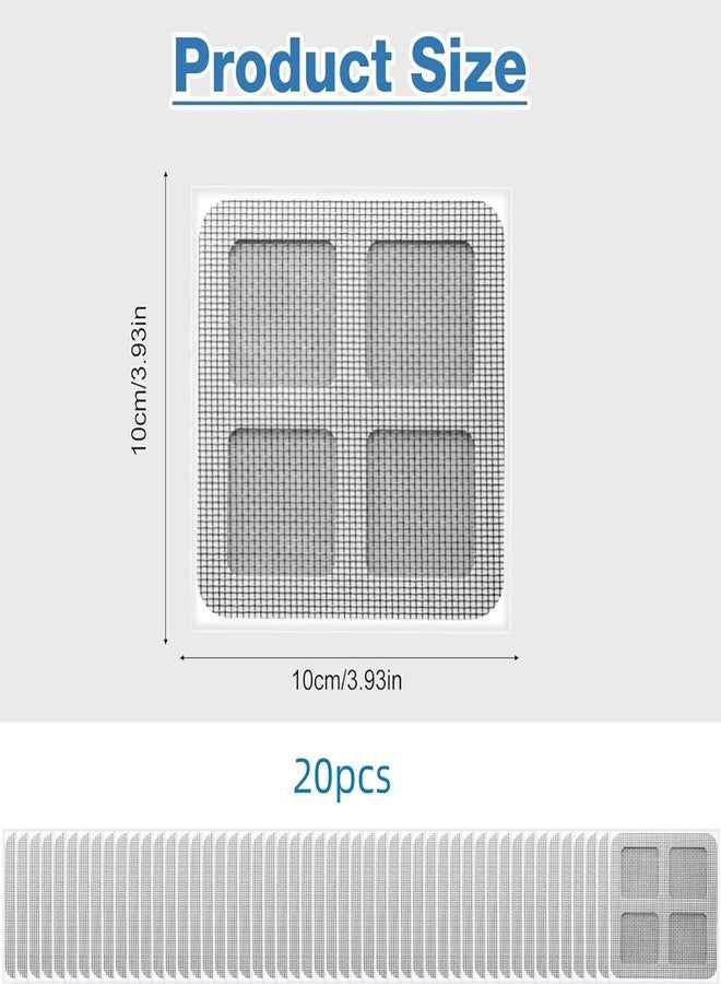 PUTHAK Floor Drain Sticker,Bathroom Hair Filter,Hair Blocking net,Toilet Sewer Filtration,Kitchen Anti Clogging,Disposable Filter Screen (Pack of 20 Pieces) - Image 5