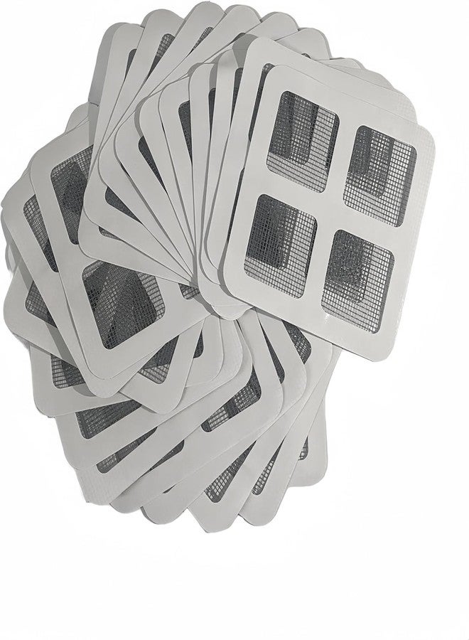 PUTHAK Floor Drain Sticker,Bathroom Hair Filter,Hair Blocking net,Toilet Sewer Filtration,Kitchen Anti Clogging,Disposable Filter Screen (Pack of 20 Pieces) - Image 1