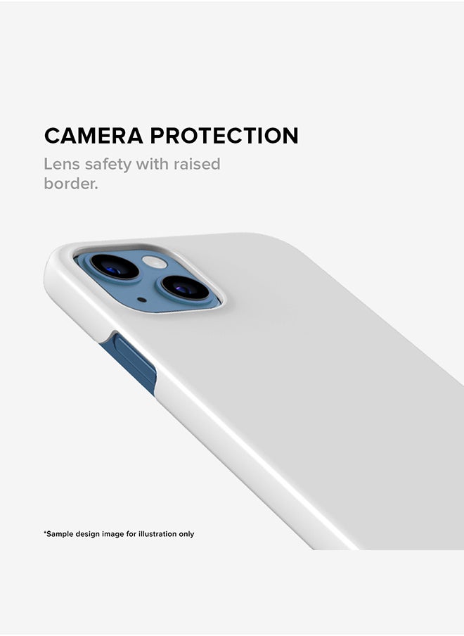 Stylizedd - Case for iPhone 15 Slim Snap Classic Series Mobile Cover Hard PC Shield Matte Finish Phone CasePrint - Girl Next Door - Image 1