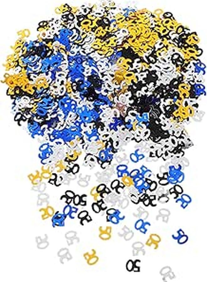 Gold Metallic Table Confetti 200pcs for Birthday Anniversary Party Decorations - Image 1