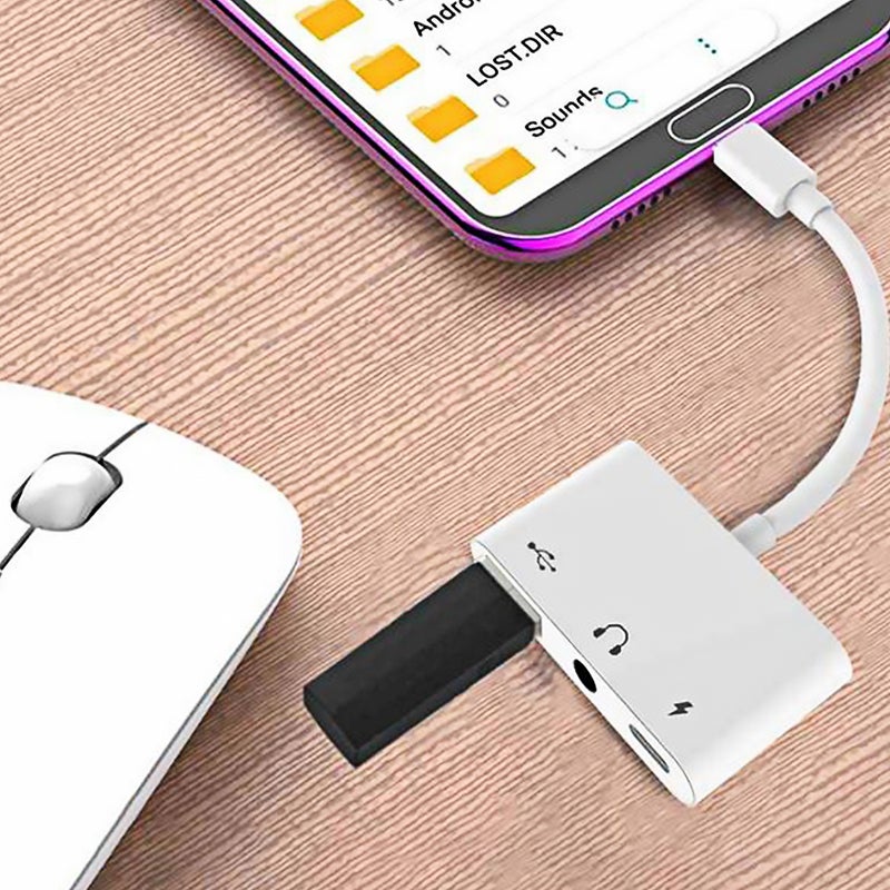 📱 محول سماعة نوع C مقاوم للتآكل والخدش مع منفذ 3 5 ملم عام - Image 3