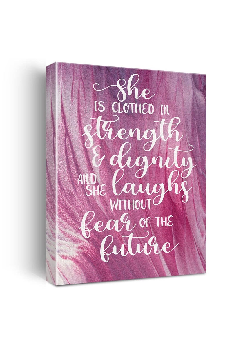 JerLoe Inspirational Quote Canvas Wall Art - Image 1