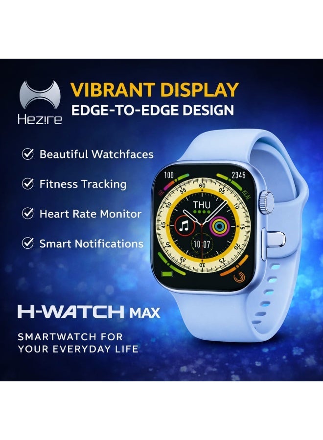 Hezire H-Watch Max Smartwatch Edge Display Fitness Tracker Watch - Image 1
