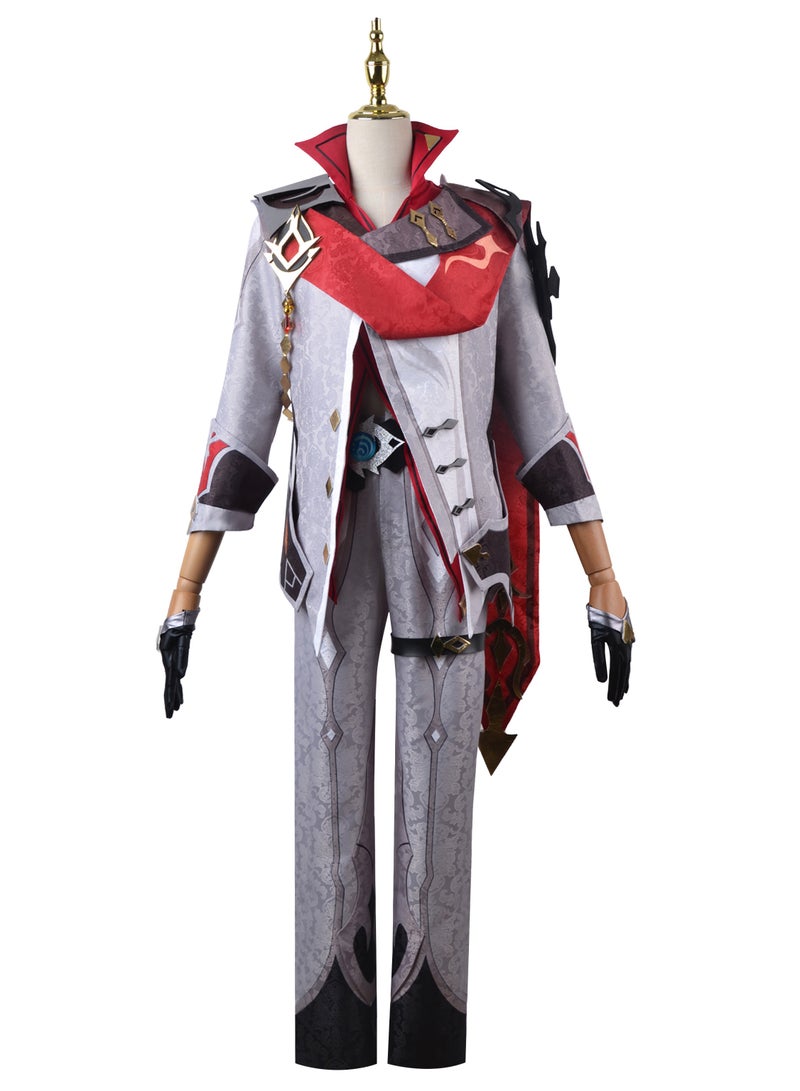 Genshin Impact Tartaglia Cosplay Costume, Game Anime Characters Dress Full Set Halloween Costume for Men - Image 1