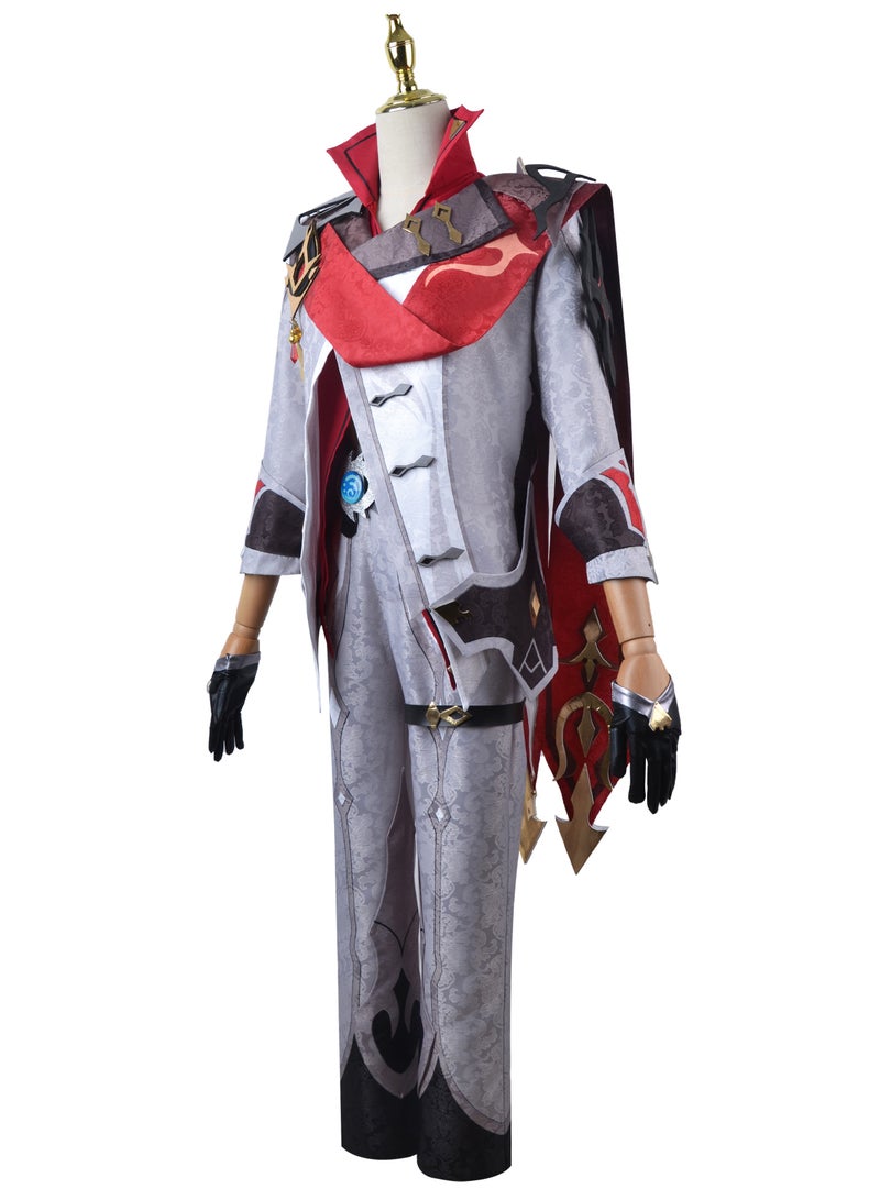 Genshin Impact Tartaglia Cosplay Costume, Game Anime Characters Dress Full Set Halloween Costume for Men - Image 5