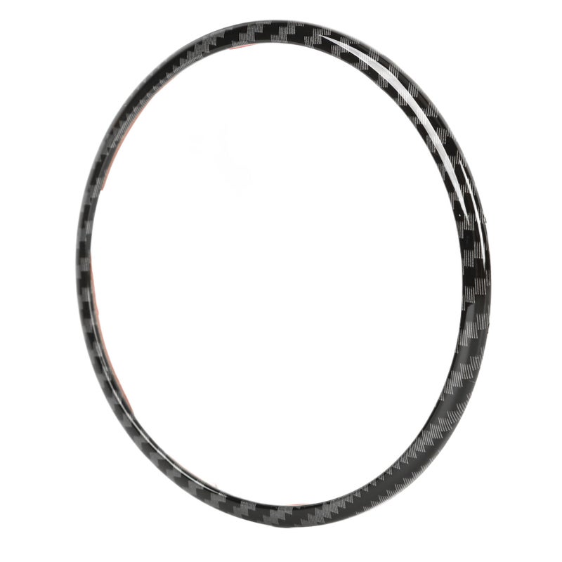 Steering Wheel Emblem Ring: ABS Carbon Fiber Look - Scratch Resistant Long-Lasting Trim for Mazda 3 2017-2018, Mazda 6 2016-2021, Mazda CX-3, CX-5, CX-9 - Image 2