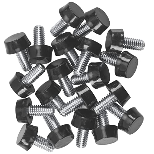 EZALOR 5/16“-18 UNC Thread Adjustable Furniture Levelers Screw in Threaded, Galvanized Steel Screw Foot Levelers Screw On Furniture Glide Leveling for Table, Chair, Furniture Legs, 20 Pcs - Image 1