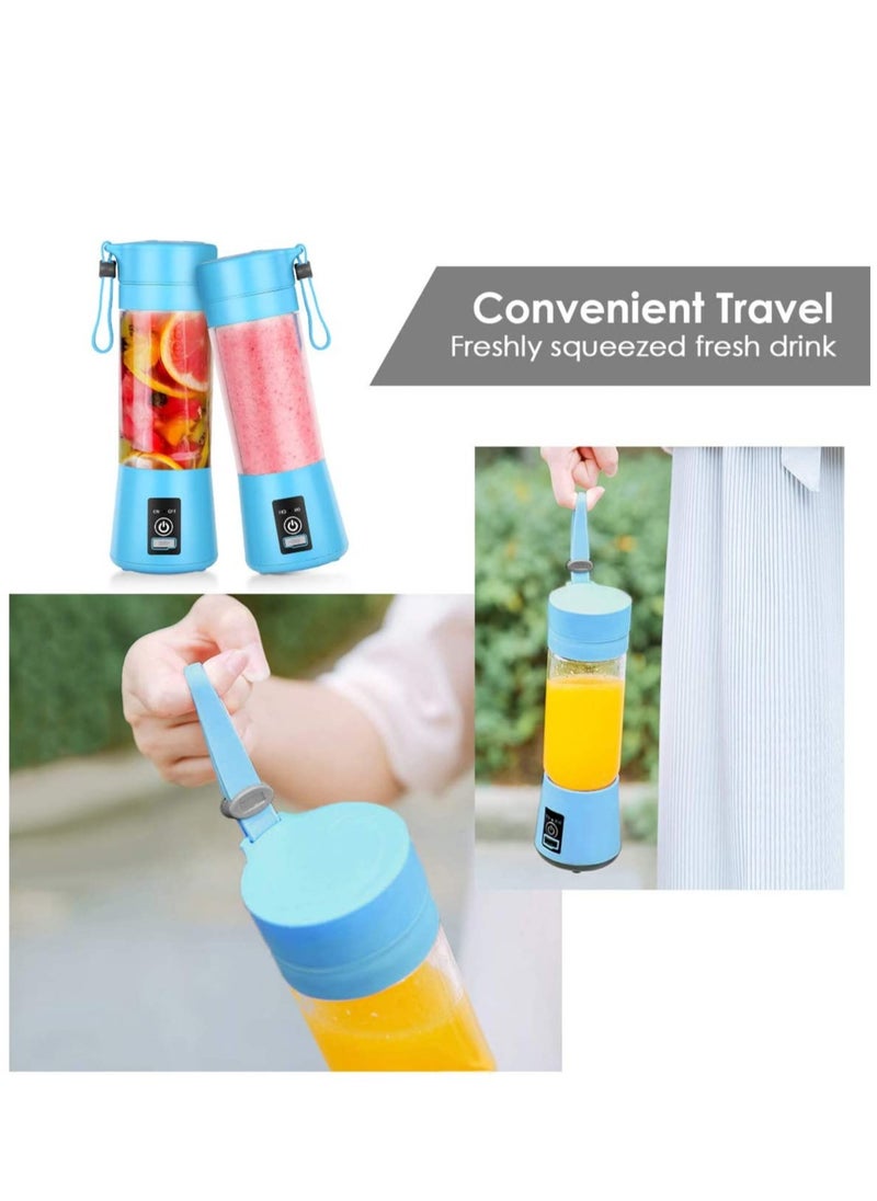 ELTRAZONE - Portable Blender, Personal Blender with USB Rechargeable Mini Fruit Juice Mixer, Personal Size Blender for Smoothies and Shakes Mini Juicer Cup Travel 380ML, Fruit Juice, Milk, S - Image 1