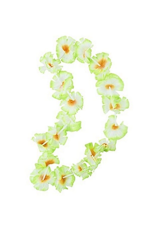 Super Z Outlet Giant Hawaiian Ruffled Simulated Colorful Luau Silk Flower Leis Jumbo Necklaces For Tropical Island Beach Theme Party Event Birthday Supplies Costume (12 Pack) - Image 5