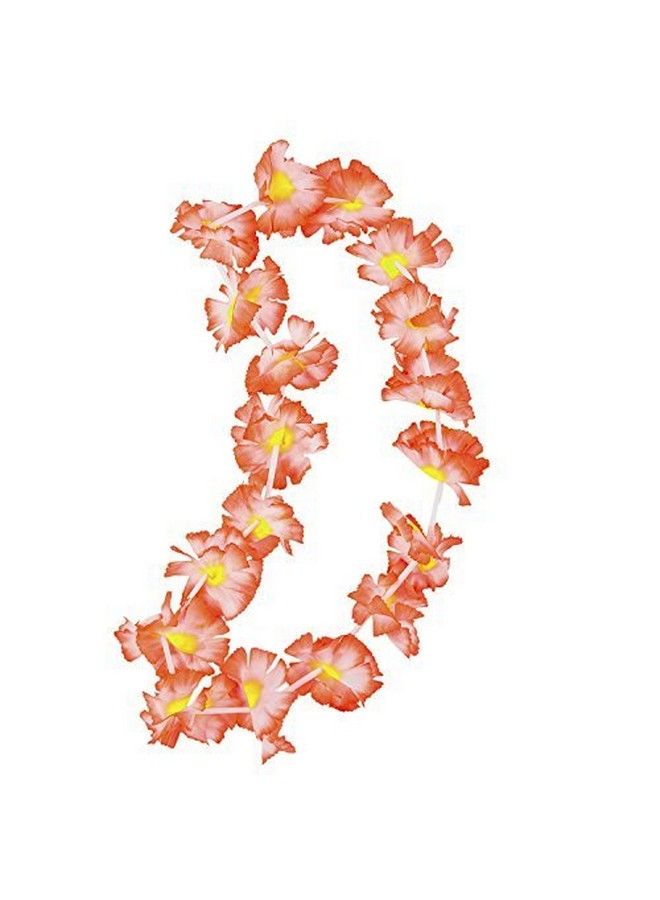 Super Z Outlet Giant Hawaiian Ruffled Simulated Colorful Luau Silk Flower Leis Jumbo Necklaces For Tropical Island Beach Theme Party Event Birthday Supplies Costume (12 Pack) - Image 3
