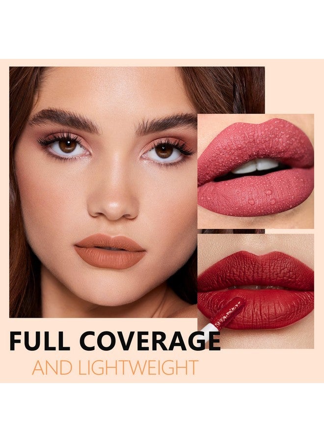 HANLADY Dark Brown Lipstick Long Lasting Lipsticks for Women Pigmented Smudgeproof Transferproof Vegan Cruelty Free Lip Makeup, A50 My Dream - Image 5