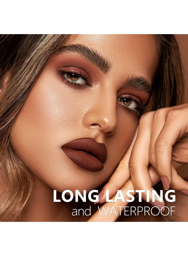 HANLADY Dark Brown Lipstick Long Lasting Lipsticks for Women Pigmented Smudgeproof Transferproof Vegan Cruelty Free Lip Makeup, A50 My Dream - Image 4